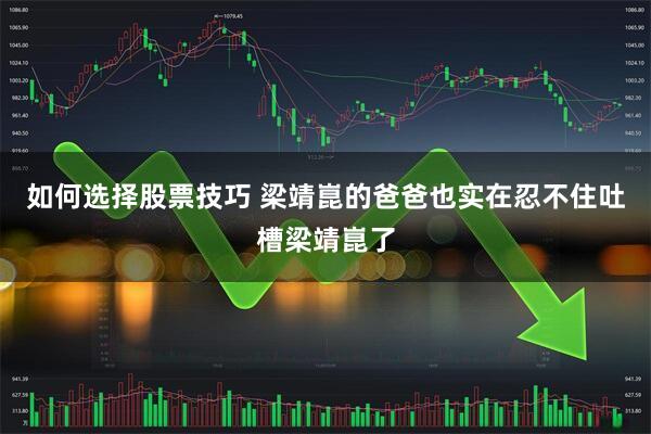 如何选择股票技巧 梁靖崑的爸爸也实在忍不住吐槽梁靖崑了